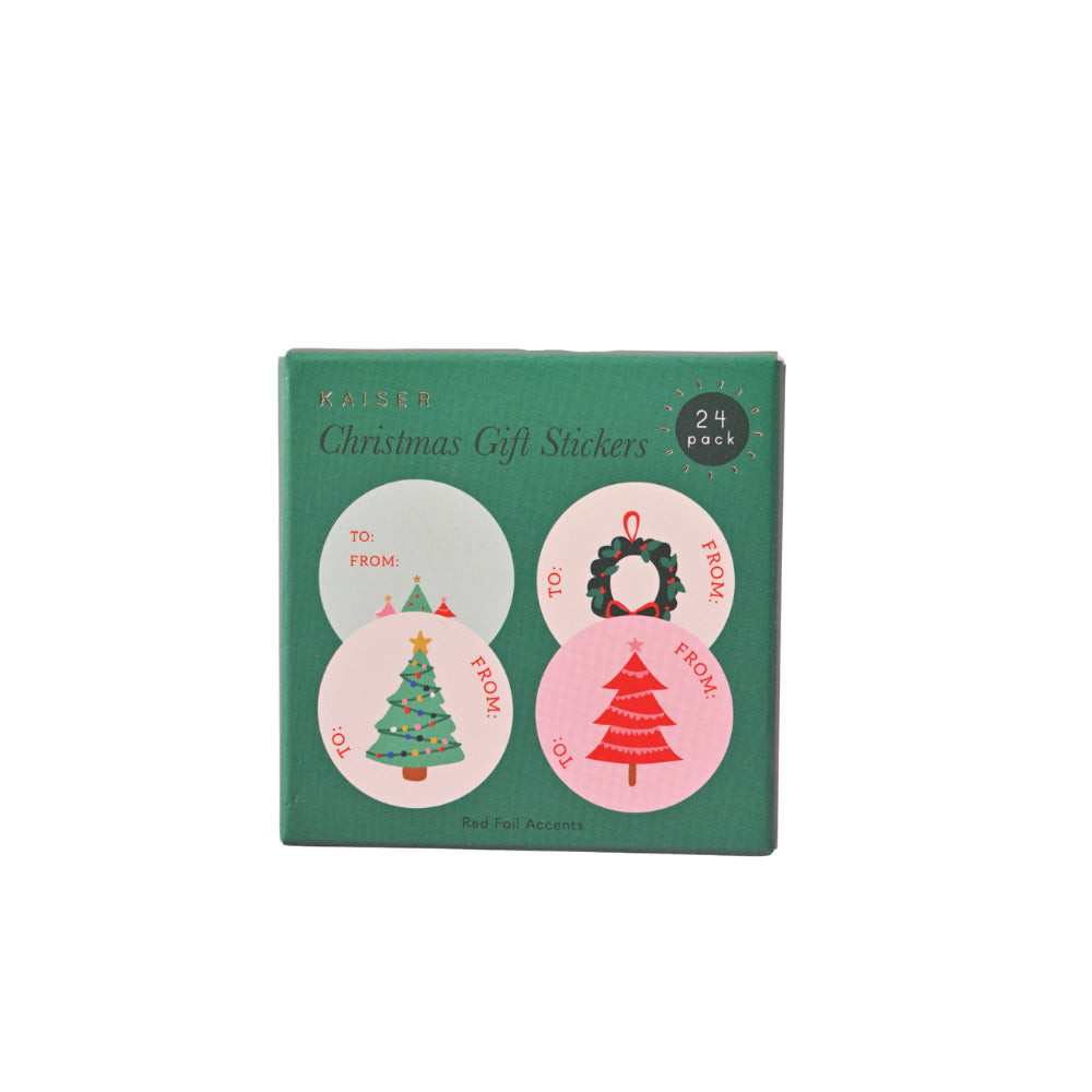 Christmas Wrap Stickers - O Christmas Tree
